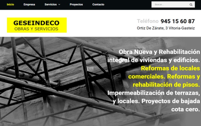 GESEINDECO|CEAP INFORMÁTICA PÁGINAS WEB VITORIA