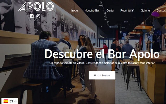 RESTAURANTE APOLO|PÁGINAS WEB VITORIA